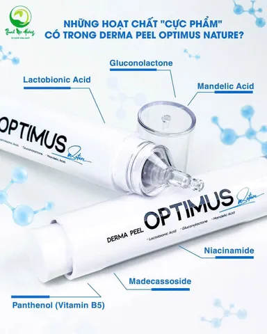 Peel Da Optimus Thanh Mộc Hương 15ml - Tẩy Da Chết Căng Bóng, Cải Thiện Mụn Nám, Tăng Cường Độ Ẩm Da