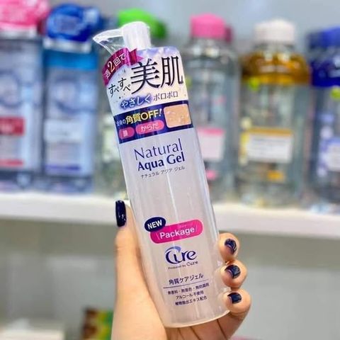 (Nhập khẩu) Tẩy Tế Bào Chết Cure Natural Aqua Gel Nhật Bản - Sản Phẩm Chăm Sóc Da Tự Nhiên Giúp Làm Sáng Da và Loại Bỏ Độc Tố 100g chính hãng