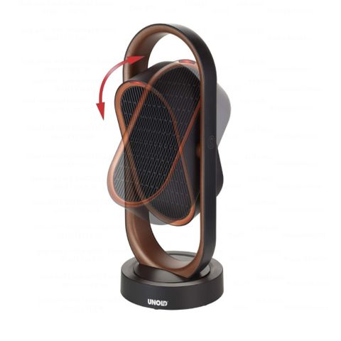 Quạt Sưởi Gốm UNOLD 86535 3D - Thiết Kế Sang Trọng, Điều Khiển Từ Xa, An Toàn và Tiết Kiệm Năng Lượng, Dành Cho Mọi Không Gian Sống