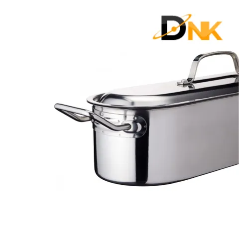 Nồi Hấp Cá KitchenCraft Inox Cao Cấp 45cm - Hấp Nguyên Con Cá, Dùng Với Bếp Từ - Sản Phẩm Nhập Khẩu Đức Chính Hãng