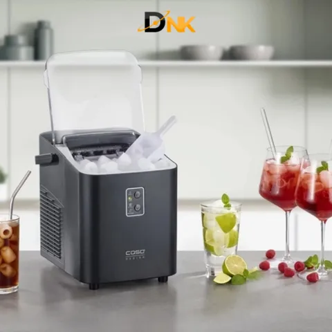 Máy làm đá CASO IceChef Compact màu đen – Nhỏ gọn, làm đá nhanh