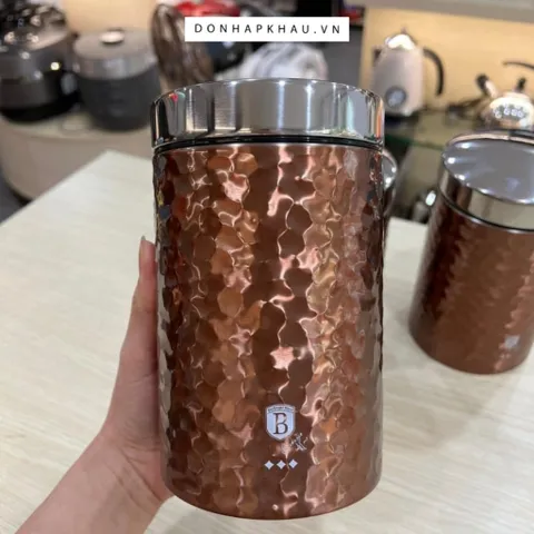 Bộ Hộp Đựng Bếp Berlinger Haus BH/6715 - Rose Gold Sang Trọng, Thiết Kế Hiện Đại, Đựng Thực Phẩm An Toàn, Tiện Ích Cho Nhà Bếp