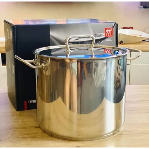 Nồi Luộc Gà Zwilling Classic 14L - Thép Không Gỉ 28cm - Sang Trọng, Chất Lượng Đức, Đun Được Trên Tất Cả Các Loại Bếp