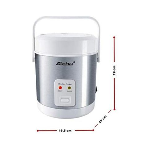 Nồi Cơm Điện Mini Steba RK 4 M - Lựa Chọn Hoàn Hảo Cho Gia Đình Nhỏ, Dung Tích 0.9L, Thiết Kế Nhỏ Gọn, Tự Động Giữ Ấm, Chống Dính