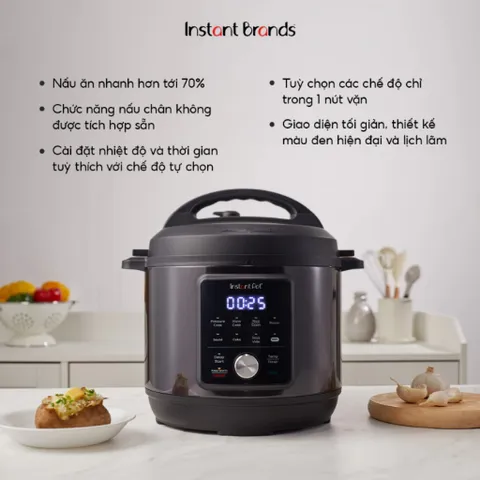 Nồi Áp Suất Điện Đa Năng INSTANT POT ESSENTIAL 60 - 9 in 1