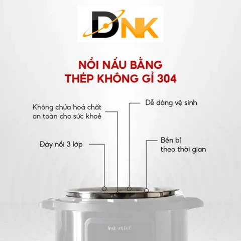 Nồi Áp Suất Điện Đa Năng INSTANT POT ESSENTIAL 60 - 9 in 1