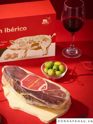 Đùi Heo Trắng Muối Serrano Không Xương Gran Reserva Motesano 1KG - Thực Phẩm Tây Ban Nha Chất Lượng Cao, Hương Vị Đích Thực