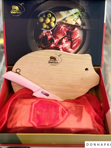 Đùi Heo Trắng Muối Serrano Không Xương Gran Reserva Motesano 1KG - Thực Phẩm Tây Ban Nha Chất Lượng Cao, Hương Vị Đích Thực
