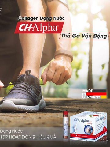 Collagen Dạng Nước Quiris CH-Alpha PLUS - Hỗ Trợ Khớp , Tái Tạo Sụn, Giảm Đau, Tăng Độ Dẻo Dai, Sức Khỏe Khớp Tối Ưu