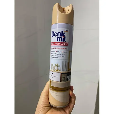 Chai xịt vệ sinh nội thất gỗ Denkmit 400ml ngăn nấm mốc mối mọt