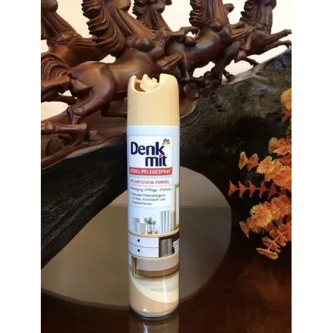 Chai xịt vệ sinh nội thất gỗ Denkmit 400ml ngăn nấm mốc mối mọt
