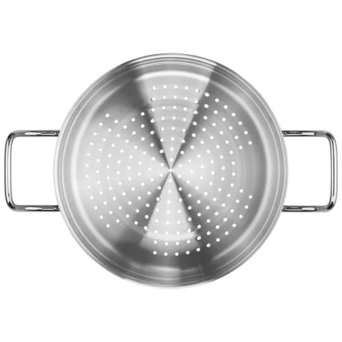 Xửng Hấp Inox Zwilling 24cm Chính Hãng Đức - Chất Liệu Thép Không Gỉ Cao Cấp - Dụng Cụ Chế Biến Món Hấp An Toàn, Sang Trọng
