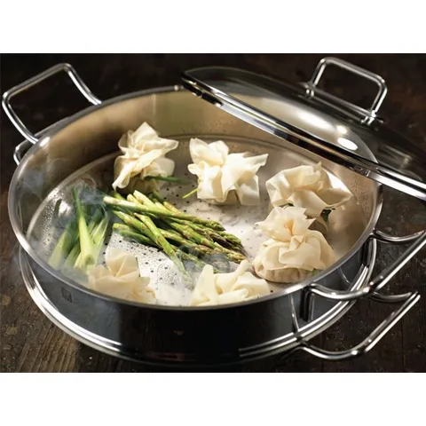 Xửng Hấp Inox Zwilling 24cm Chính Hãng Đức - Chất Liệu Thép Không Gỉ Cao Cấp - Dụng Cụ Chế Biến Món Hấp An Toàn, Sang Trọng