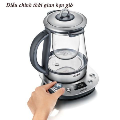 Máy Pha Trà Đa Năng Hurom Tea Master TM-P02FSS - Ấm Đun Nước Siêu Tốc, Chưng Yến, Hầm Thuốc Bắc, Làm Sữa Chua và Thực Phẩm Dinh Dưỡng
