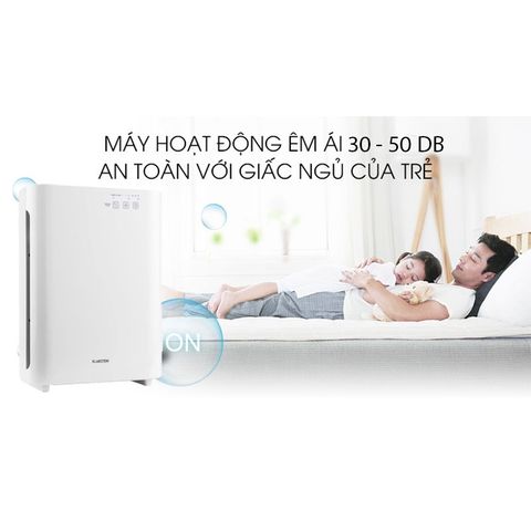 Máy Lọc Không Khí Klarstein Vita Pure 2G - Công Nghệ Lọc 5 Lớp, Diện Tích 40m², Tiêu Diệt Vi Khuẩn Với Đèn UV-C, Tiết Kiệm Điện 55W