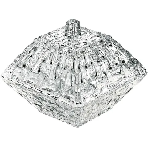 Hộp Đựng Bánh Kẹo Nội Địa Đức Nachtmannn Bossa Nova 92069 DOSE 12 CM Thủy Tinh Pha Lê