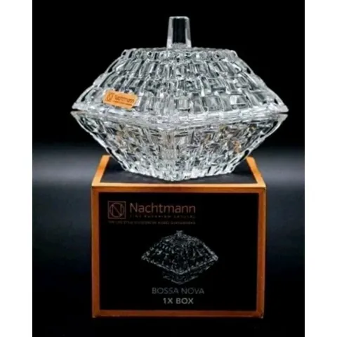 Hộp Đựng Bánh Kẹo Nội Địa Đức Nachtmannn Bossa Nova 92069 DOSE 12 CM Thủy Tinh Pha Lê
