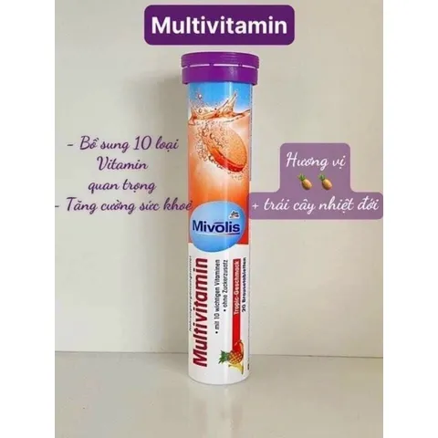 0Viên sủi Mivolis hỗ trợ hệ miễn dịch- Hàng Đức