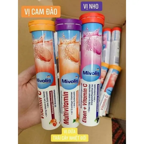 0Viên sủi Mivolis hỗ trợ hệ miễn dịch- Hàng Đức