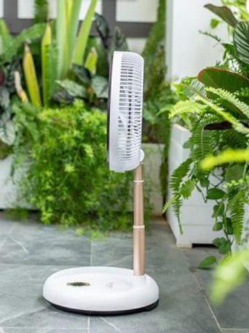 Quạt Gấp Thông Minh Elegant Tích Điện 14W - Quạt Sạc Di Động Yên Tĩnh 3 Mức Điều Chỉnh Cao, Dùng 8 Giờ, Phù Hợp Dã Ngoại