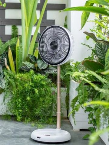 Quạt Gấp Thông Minh Elegant Tích Điện 14W - Quạt Sạc Di Động Yên Tĩnh 3 Mức Điều Chỉnh Cao, Dùng 8 Giờ, Phù Hợp Dã Ngoại