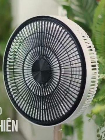 Quạt Gấp Thông Minh Elegant Tích Điện 14W - Quạt Sạc Di Động Yên Tĩnh 3 Mức Điều Chỉnh Cao, Dùng 8 Giờ, Phù Hợp Dã Ngoại