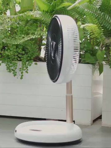 Quạt Gấp Thông Minh Elegant Tích Điện 14W - Quạt Sạc Di Động Yên Tĩnh 3 Mức Điều Chỉnh Cao, Dùng 8 Giờ, Phù Hợp Dã Ngoại