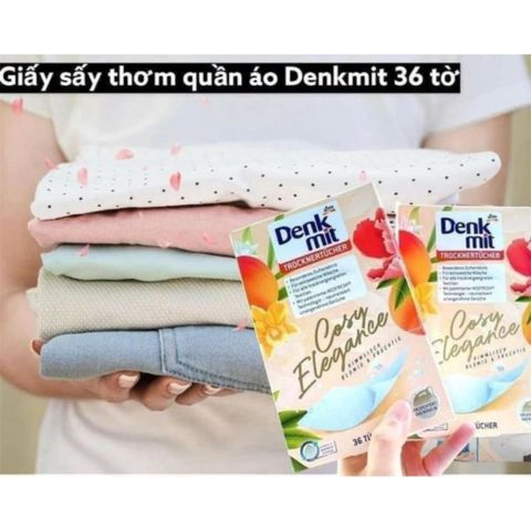 Giấy Thơm Quần Áo Denkmit Cosy Đa Năng - Hương Thơm Sảng Khoái, 10 Công Dụng Tiện Lợi Cho Tủ Quần Áo và Máy Sấy