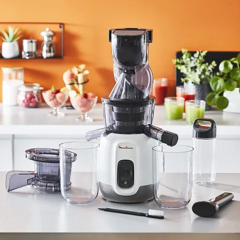 Máy Ép Chậm Moulinex ZU600110 - Ép Trái Cây Nguyên Quả, Công Nghệ Cold Press, Giữ Lại 90% Dinh Dưỡng, Dễ Dàng Vệ Sinh, Bảo Hành 12 Tháng