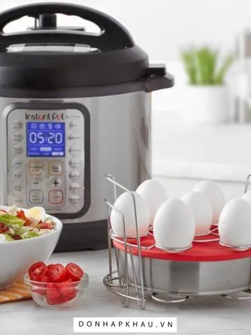 Khuôn Bánh Instant Pot 2 Tầng 3 Ngăn Có Nắp Đậy - Đồ Gia Dụng Đa Năng Cho Bếp Thông Minh, Tiết Kiệm Thời Gian Nấu Nướng