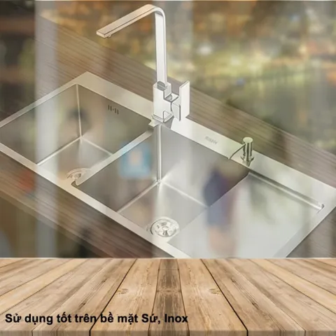 Kem Tẩy Đa Năng Denkmit Scheuermilch 750ml - Làm Sạch Sứ & Inox, Diệt Cặn Vôi, Dầu Mỡ Hiệu Quả, Hương Cam Chanh Tươi Mát