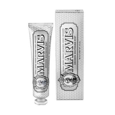 Kem Đánh Răng Marvis Smokers Whitening Mint 85ml - Giải Pháp Làm Trắng Răng Cho Người Hút Thuốc, Chống Đổi Màu, Nụ Cười Sáng Bóng
