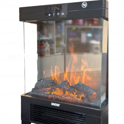 Lò Sưởi Điện UNOLD 3 Trong 1 - Hiệu Ứng Ngọn Lửa 3D Sang Trọng, An Toàn, Sưởi Ấm Không Gian Độc Đáo Mùa Đông 2023