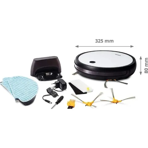 Robot Lau Nhà, Hút Bụi Medion MD20041 Intelligent 2in1 Cleaning With Extra Power