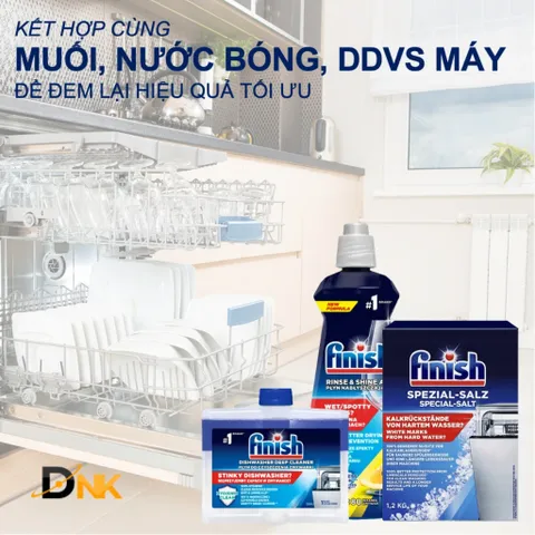 Gel Rửa Bát Finish Classic 1.5L – Làm Sạch Mạnh, Không Cần Tráng Trước
