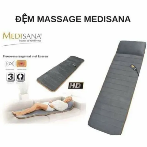Đệm Massage Toàn Thân Medisana MM825 - Thiết Bị Massage Thư Giãn, Chức Năng Sưởi Ấm, 5 Chương Trình Massage Điều Chỉnh Dễ Dàng