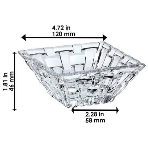 Bộ Đĩa Pha Lê Nachtmann Bossa Nova 90023 5 Món - Sang Trọng, Tinh Tế, Chính Hãng Đức - Dụng Cụ Bày Món và Quà Tặng Cao Cấp