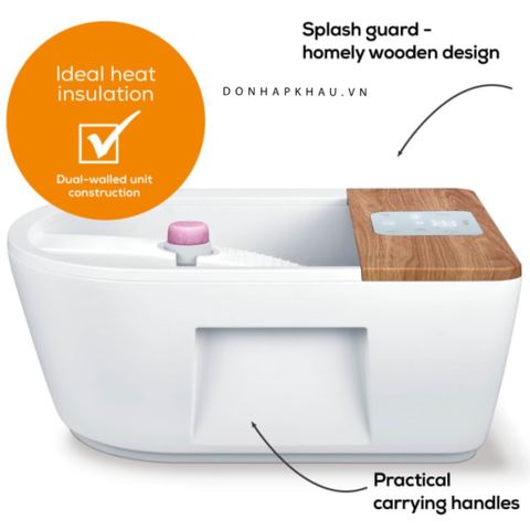 Bồn Massage Ngâm Chân Beurer FB 65 Foot Spa - Thiết Bị Chăm Sóc Sức Khỏe Chân Tại Nhà Với Chương Trình Massage Đa Dạng, Hệ Thống Sưởi Ấm Hiện Đại