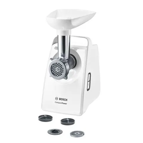 Máy Xay Thịt Đa Năng Bosch MFW3502W - 500W, Thiết Kế Thanh Lịch, Xay 1.8kg Thịt/Phút, Chất Liệu Cao Cấp, Dễ Dàng Sử Dụng