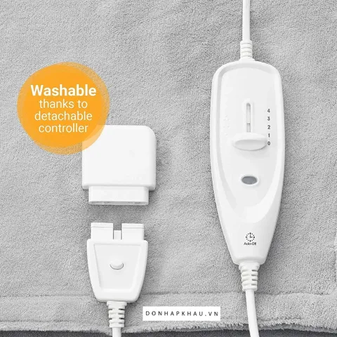Chăn Điện Medisana 60231 – HB 675 Ấm Áp, Thoải Mái, 4 Cài Đặt Nhiệt Độ, Thiết Kế Đảo Ngược, An Toàn, Giặt Tay Dễ Dàng