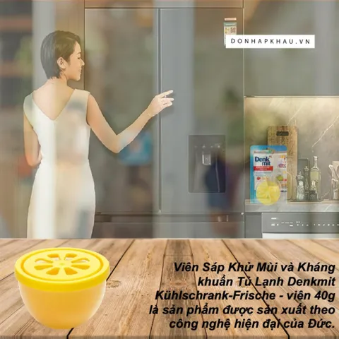 Sáp Khử Mùi và Diệt Khuẩn Tủ Lạnh Denkmit - Giải Pháp An Toàn Cho Thực Phẩm, Hiệu Quả Khử Mùi, Bảo Vệ Sức Khỏe Gia Đình