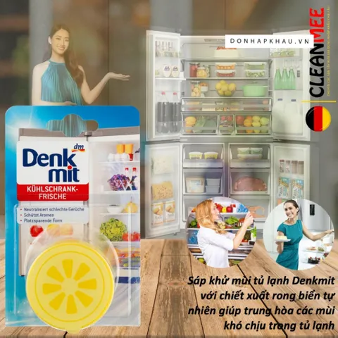 Sáp Khử Mùi và Diệt Khuẩn Tủ Lạnh Denkmit - Giải Pháp An Toàn Cho Thực Phẩm, Hiệu Quả Khử Mùi, Bảo Vệ Sức Khỏe Gia Đình