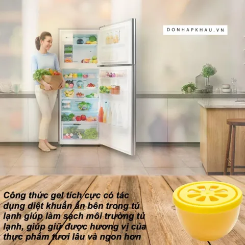 Sáp Khử Mùi và Diệt Khuẩn Tủ Lạnh Denkmit - Giải Pháp An Toàn Cho Thực Phẩm, Hiệu Quả Khử Mùi, Bảo Vệ Sức Khỏe Gia Đình