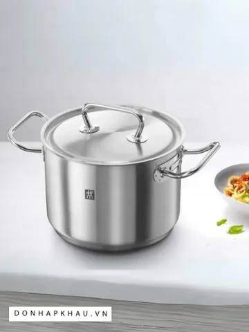 Nồi Luộc Gà Zwilling 14L - Chất Liệu Thép Không Gỉ, Đáy 3 Lớp, Đa Năng Cho Bếp, Lựa Chọn Hoàn Hảo Cho Gia Đình Đông Người