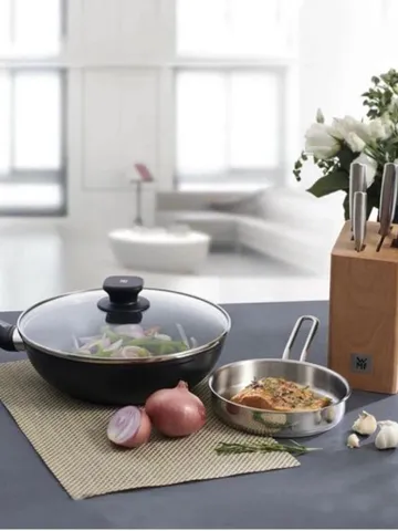 Chảo Chiên Mini WMF 18cm - Nhỏ Gọn, Chất Lượng Cao, Thép Không Gỉ, Công Nghệ TransTherm, Dễ Dàng Vệ Sinh, An Toàn Trong Nấu Ăn