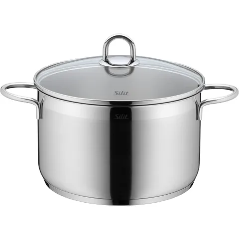 Bộ Nồi Silit Diamant 7 Món - Inox Không Gỉ Cao Cấp, Hấp Thụ Nhiệt Nhanh, Phù Hợp Mọi Loại Bếp, Nội Địa Đức, Chất Lượng Tốt