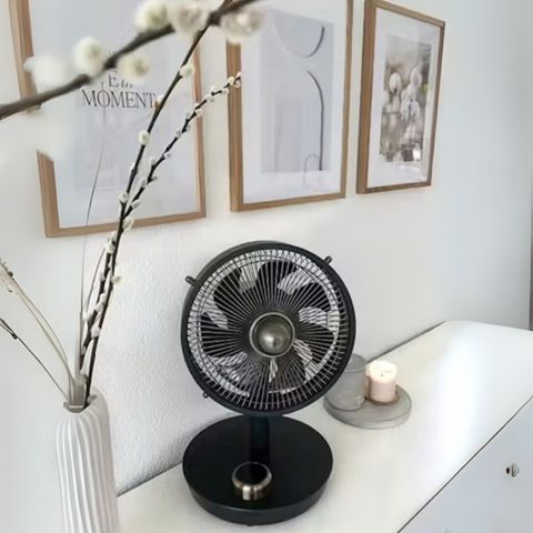 Quạt bàn STYLIES CEPHEUS mini mạnh mẽ - 12 cấp độ gió, động cơ DC bền bỉ, thiết kế sang trọng, hoàn hảo cho mùa hè mát lạnh