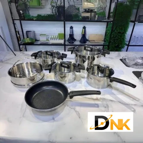 Bộ Nồi Đa Năng WOLL Concept NCSET006 - Bộ 10 Chi Tiết Nhập Khẩu Từ Đức, Chảo, Nồi, Xửng Hấp Cao Cấp, An Toàn, Tiện Lợi