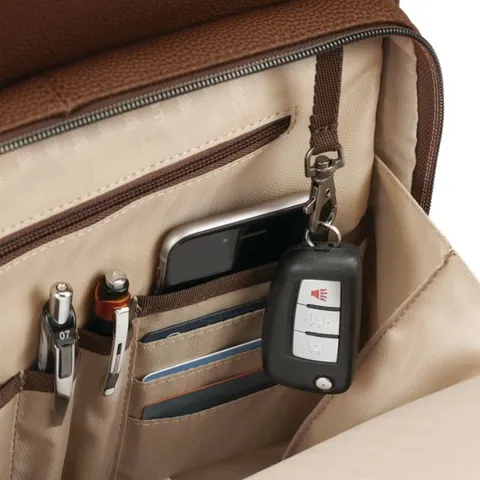 Balo Da Thật Samsonite - Ba Lô Nhu Cầu Hàng Ngày Đa Năng, Ngăn Chứa Máy Tính 15.6-inch và Thiết Kế Sang Trọng