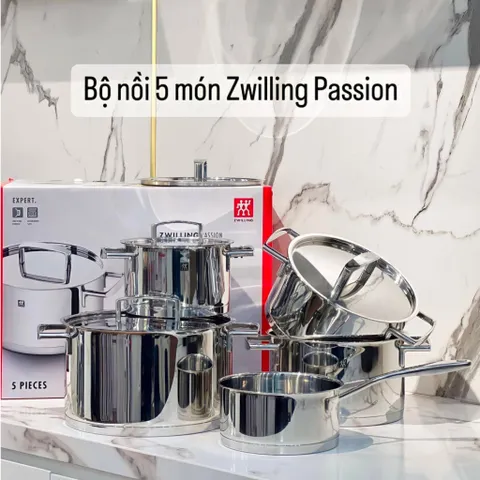 Bộ Nồi ZWILLING Passion – 5 Món: Sự Hoàn Hảo Cho Niềm Vui Nấu Nướng